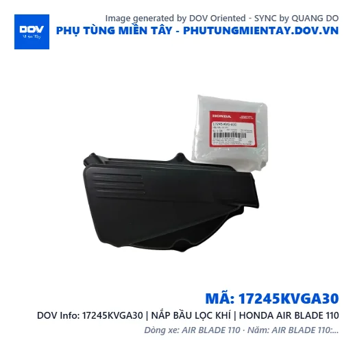 17245KVGA30 | NẮP BẦU LỌC KHÍ | HONDA AIR BLADE 110 — 17245KVGA30