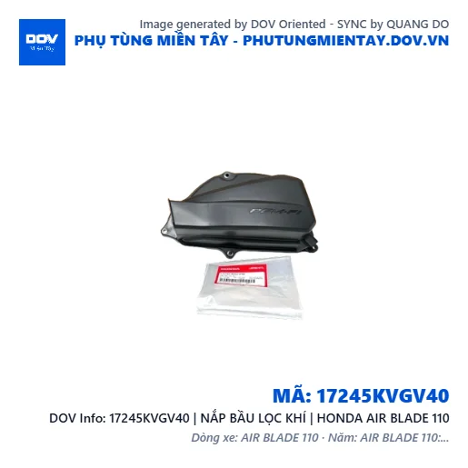 17245KVGV40 | NẮP BẦU LỌC KHÍ | HONDA AIR BLADE 110 — 17245KVGV40