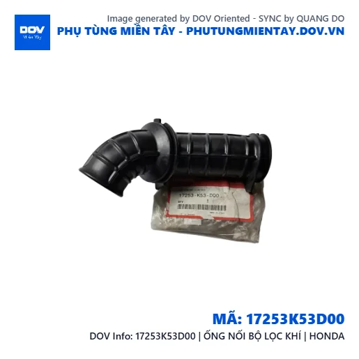 17253K53D00 | ỐNG NỐI BỘ LỌC KHÍ | HONDA — 17253K53D00