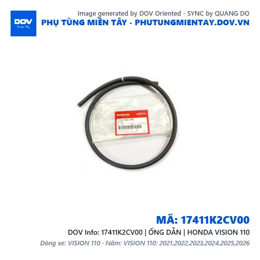 17411K2CV00 | ỐNG DẪN | HONDA VISION 110 — 17411K2CV00