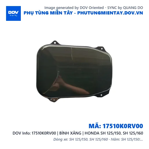 17510K0RV00 | BÌNH XĂNG | HONDA SH 125/150, SH 125/160 — 17510K0RV00