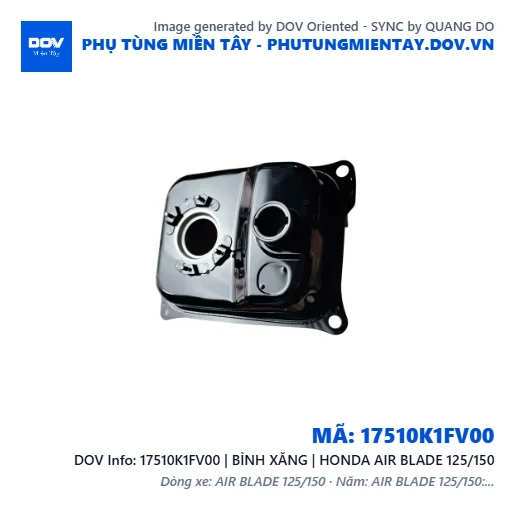 17510K1FV00 | BÌNH XĂNG | HONDA AIR BLADE 125/150 — 17510K1FV00