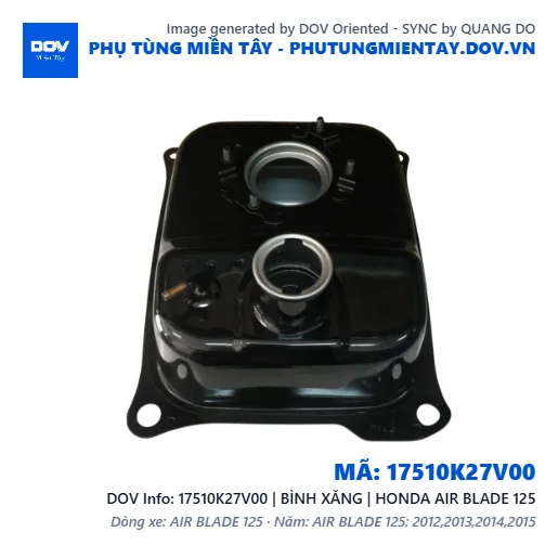 17510K27V00 | BÌNH XĂNG | HONDA AIR BLADE 125 — 17510K27V00