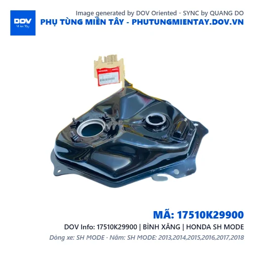 17510K29900 | BÌNH XĂNG | HONDA SH MODE — 17510K29900