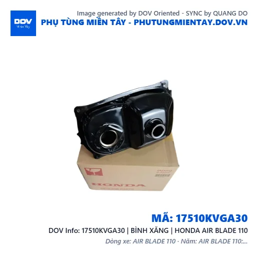 17510KVGA30 | BÌNH XĂNG | HONDA AIR BLADE 110 — 17510KVGA30