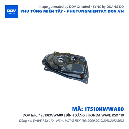 17510KWWA80 | BÌNH XĂNG | HONDA WAVE RSX 110 — 17510KWWA80