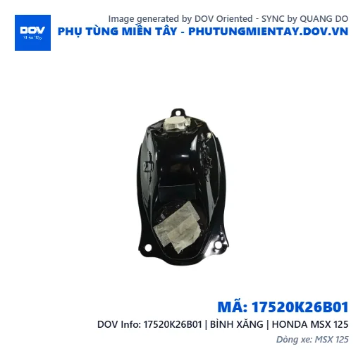 17520K26B01 | BÌNH XĂNG | HONDA MSX 125 — 17520K26B01