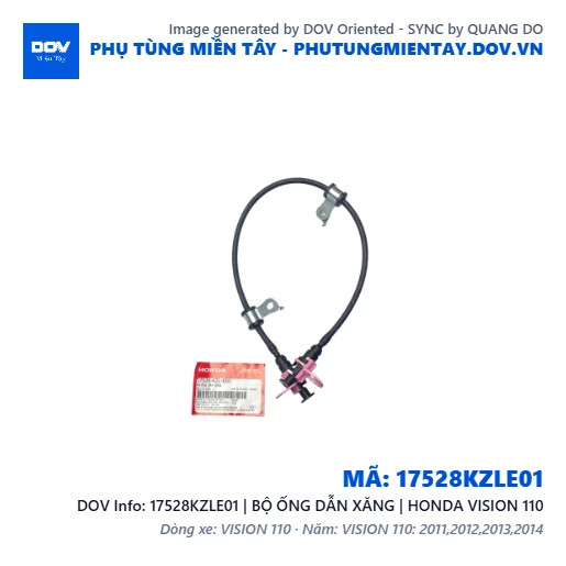 17528KZLE01 | BỘ ỐNG DẪN XĂNG | HONDA VISION 110 — 17528KZLE01