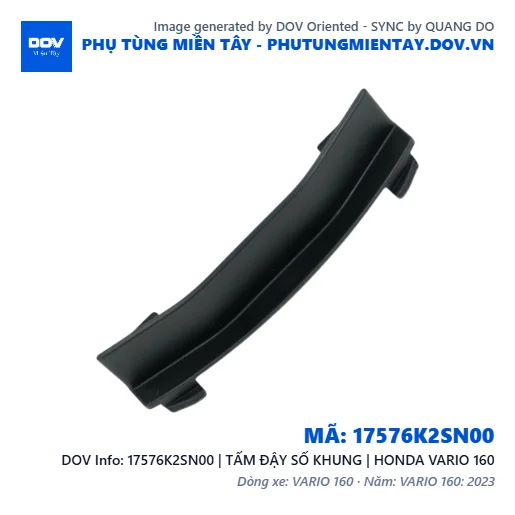 17576K2SN00 | TẤM ĐẬY SỐ KHUNG | HONDA VARIO 160 — 17576K2SN00