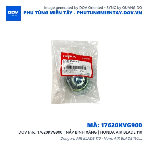 17620KVG900 | NẮP BÌNH XĂNG | HONDA AIR BLADE 110 — 17620KVG900