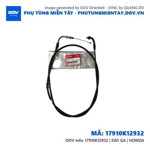 17910K12932 | DÂY GA | HONDA — 17910K12932