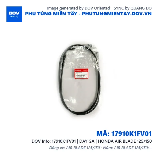 17910K1FV01 | DÂY GA | HONDA AIR BLADE 125/150 — 17910K1FV01