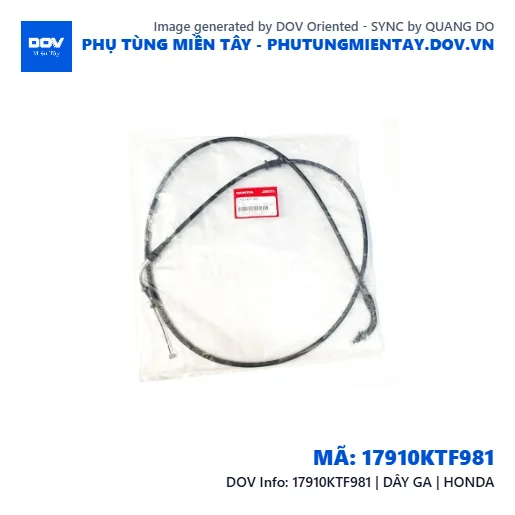 17910KTF981 | DÂY GA | HONDA  — 17910KTF981