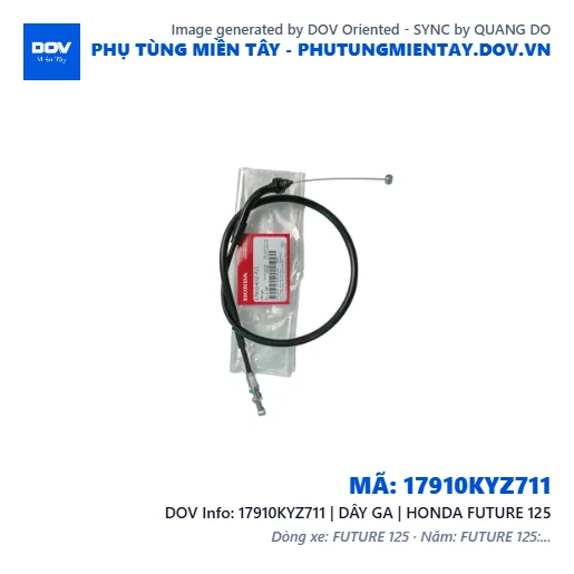 17910KYZ711 | DÂY GA | HONDA FUTURE 125 — 17910KYZ711