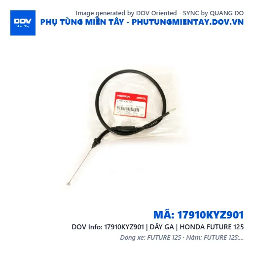 17910KYZ901 | DÂY GA | HONDA FUTURE 125 — 17910KYZ901