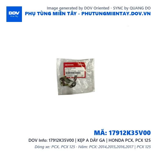 17912K35V00 | KẸP A DÂY GA | HONDA PCX, PCX 125 — 17912K35V00