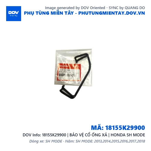 18155K29900 | BẢO VỆ CỔ ỐNG XẢ | HONDA SH MODE — 18155K29900