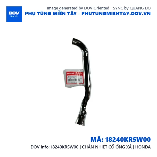 18240KRSW00 | CHẮN NHIỆT CỔ ỐNG XẢ | HONDA — 18240KRSW00