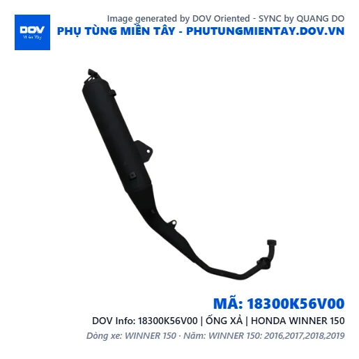 18300K56V00 | ỐNG XẢ | HONDA WINNER 150 — 18300K56V00