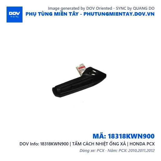 18318KWN900 | TẤM CÁCH NHIỆT ỐNG XẢ | HONDA PCX — 18318KWN900
