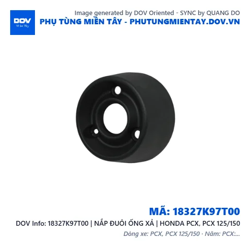18327K97T00 | NẮP ĐUÔI ỐNG XẢ | HONDA PCX, PCX 125/150 — 18327K97T00