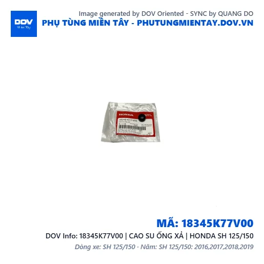 18345K77V00 | CAO SU ỐNG XẢ | HONDA SH 125/150 — 18345K77V00