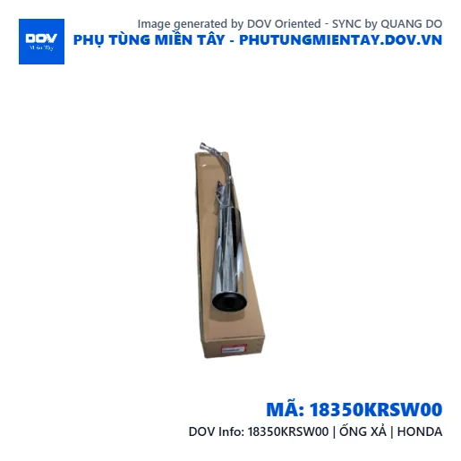 18350KRSW00 | ỐNG XẢ | HONDA  — 18350KRSW00