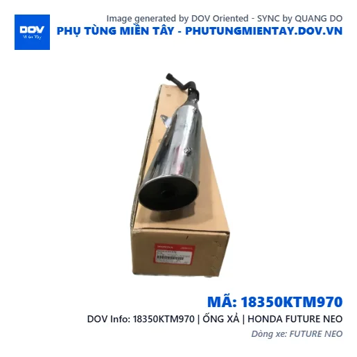 18350KTM970 | ỐNG XẢ | HONDA FUTURE NEO — 18350KTM970