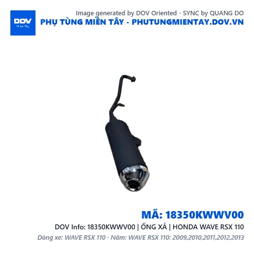 18350KWWV00 | ỐNG XẢ | HONDA WAVE RSX 110 — 18350KWWV00