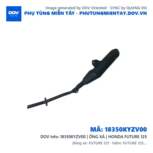 18350KYZV00 | ỐNG XẢ | HONDA FUTURE 125 — 18350KYZV00
