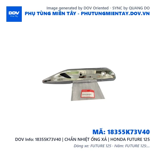 18355K73V40 | CHẮN NHIỆT ỐNG XẢ | HONDA FUTURE 125 — 18355K73V40
