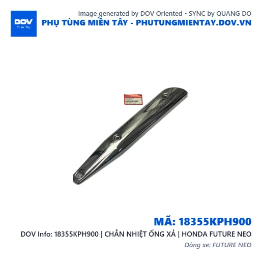 18355KPH900 | CHẮN NHIỆT ỐNG XẢ | HONDA FUTURE NEO — 18355KPH900