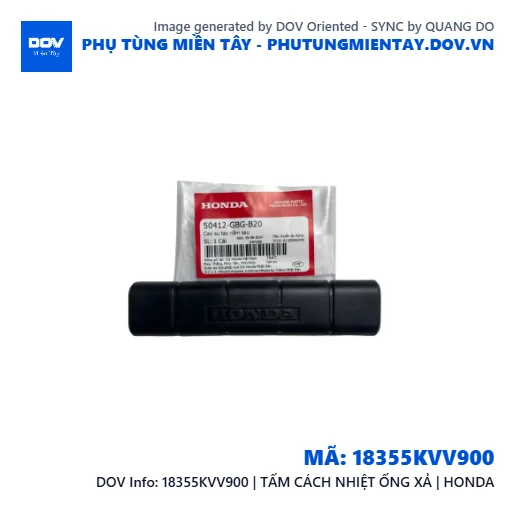 18355KVV900 | TẤM CÁCH NHIỆT ỐNG XẢ | HONDA — 18355KVV900