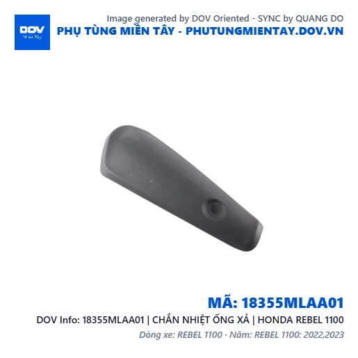 18355MLAA01 | CHẮN NHIỆT ỐNG XẢ | HONDA REBEL 1100 — 18355MLAA01