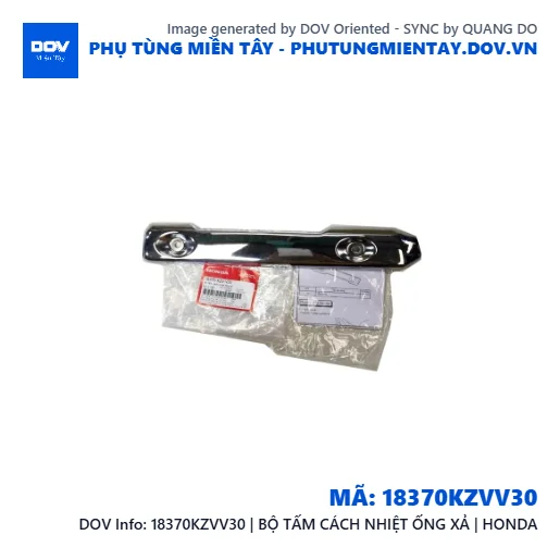 18370KZVV30 | BỘ TẤM CÁCH NHIỆT ỐNG XẢ | HONDA  — 18370KZVV30