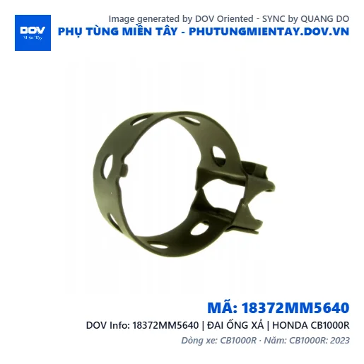 18372MM5640 | ĐAI ỐNG XẢ | HONDA CB1000R — 18372MM5640