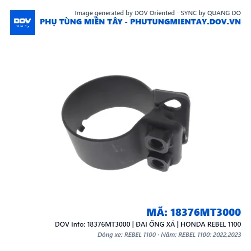 18376MT3000 | ĐAI ỐNG XẢ | HONDA REBEL 1100 — 18376MT3000