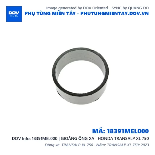 18391MEL000 | GIOĂNG ỐNG XẢ | HONDA TRANSALP XL 750 — 18391MEL000