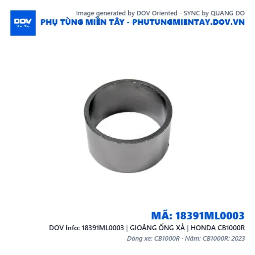 18391ML0003 | GIOĂNG ỐNG XẢ | HONDA CB1000R — 18391ML0003