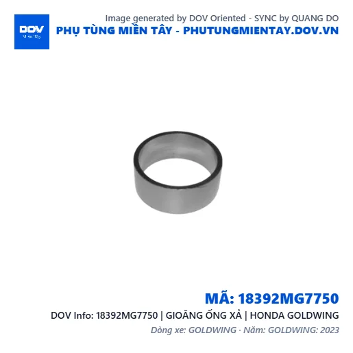 18392MG7750 | GIOĂNG ỐNG XẢ | HONDA GOLDWING — 18392MG7750