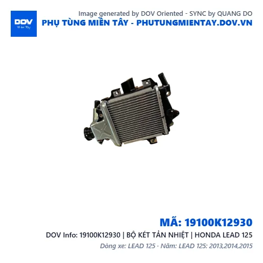 19100K12930 | BỘ KÉT TẢN NHIỆT | HONDA LEAD 125 — 19100K12930