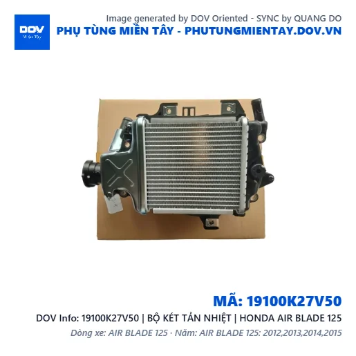 19100K27V50 | BỘ KÉT TẢN NHIỆT | HONDA AIR BLADE 125 — 19100K27V50