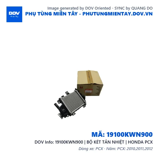 19100KWN900 | BỘ KÉT TẢN NHIỆT | HONDA PCX — 19100KWN900