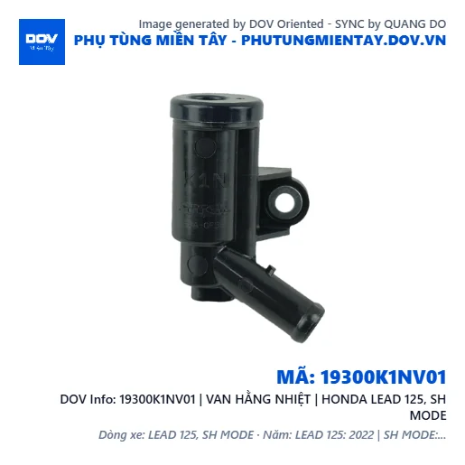 19300K1NV01 | VAN HẰNG NHIỆT | HONDA LEAD 125, SH MODE — 19300K1NV01