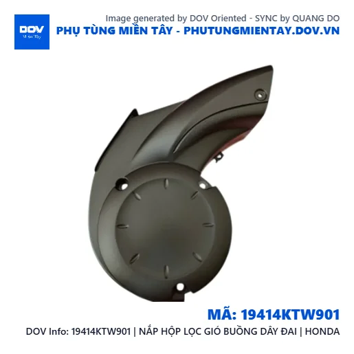19414KTW901 | NẮP HỘP LỌC GIÓ BUỒNG DÂY ĐAI | HONDA  — 19414KTW901