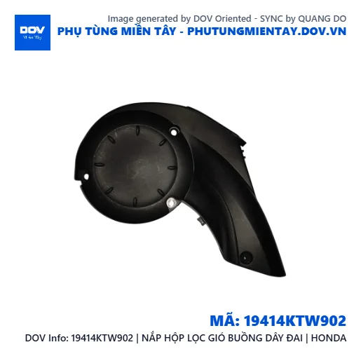 19414KTW902 | NẮP HỘP LỌC GIÓ BUỒNG DÂY ĐAI | HONDA — 19414KTW902