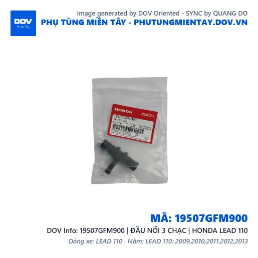 19507GFM900 | ĐẦU NỐI 3 CHẠC | HONDA LEAD 110 — 19507GFM900