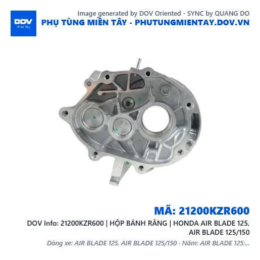 21200KZR600 | HỘP BÁNH RĂNG | HONDA AIR BLADE 125, AIR BLADE 125/150 — 21200KZR600