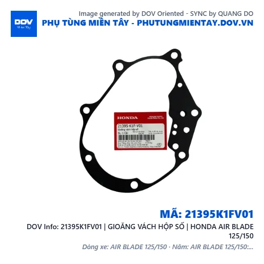 21395K1FV01 | GIOĂNG VÁCH HỘP SỐ | HONDA AIR BLADE 125/150 — 21395K1FV01