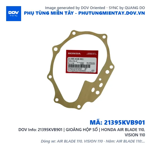 21395KVB901 | GIOĂNG HỘP SỐ | HONDA AIR BLADE 110, VISION 110 — 21395KVB901